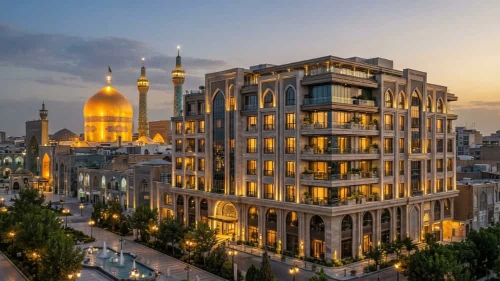 خرید هتل آپارتمان آماده بهره‌برداری در نزدیکی حرم مشهد